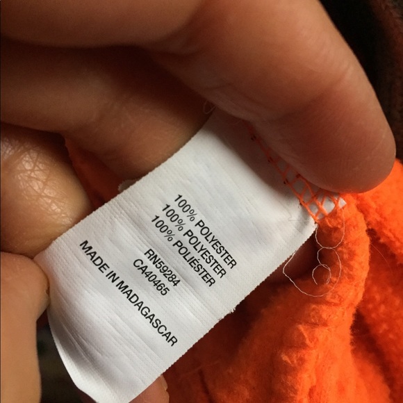 Children’s Place Neon Orange Fleece - Picture 5 of 5